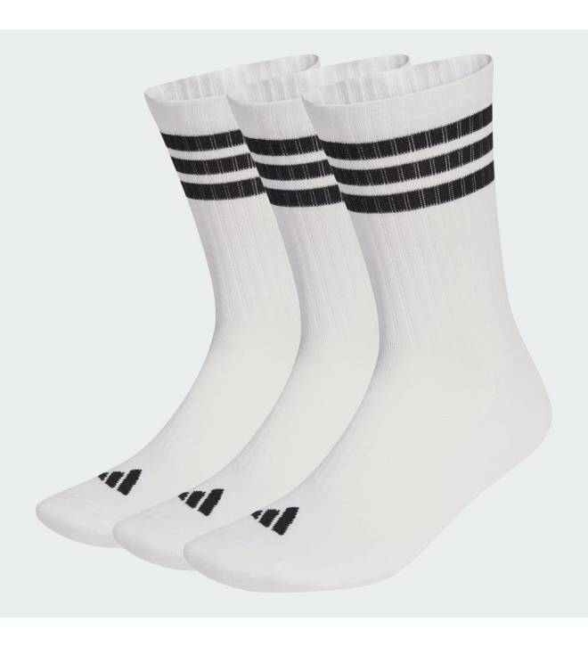ADIDAS 3-STRIPES CUSHIONED SPORTSWEAR CREW SOCKS 3 PAIR PACK JZ0532 ADIDAS 3-STRIPES CUSHIONED SPORTSWEAR CREW SOCKS 3 PAIR PACK JZ0532